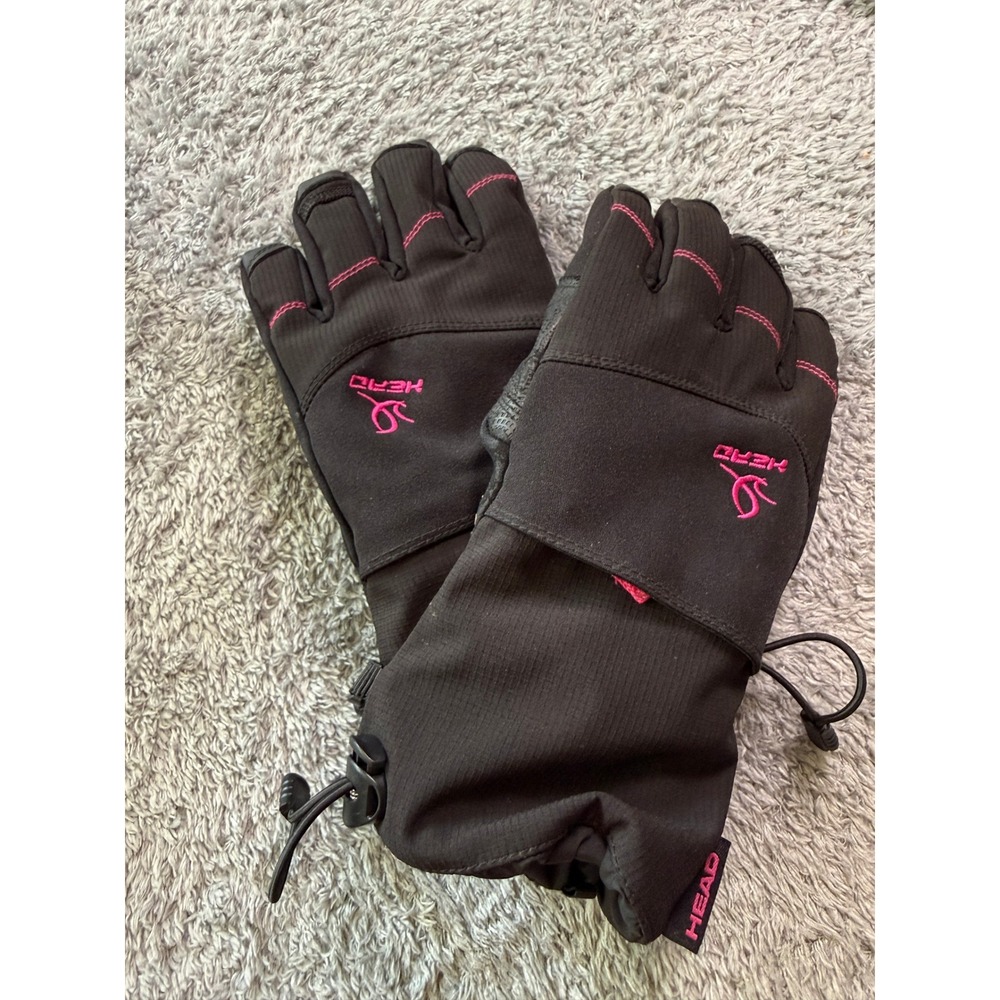 Head Women Outlast Winter Gloves S Black Pink Outlast Technology